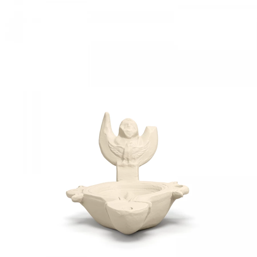 Roman oil lamp sculpture