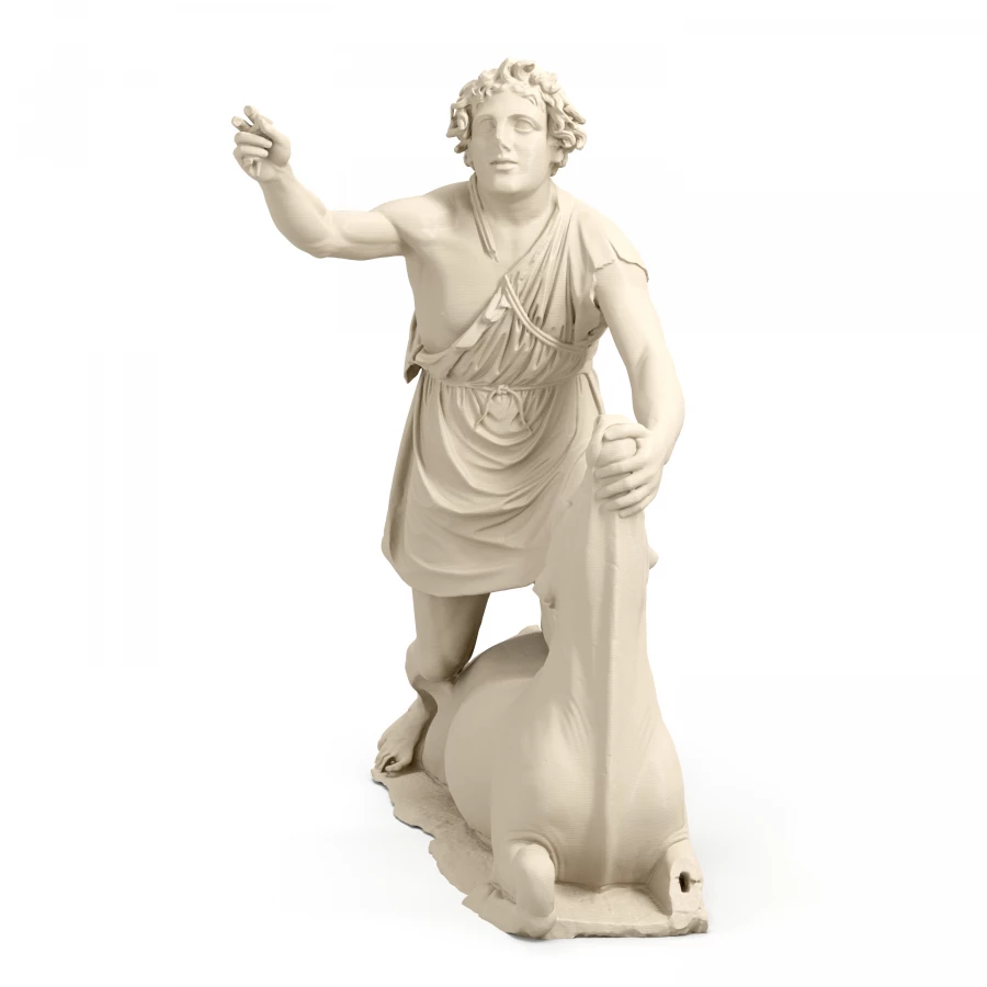God Mithras slaying a bull