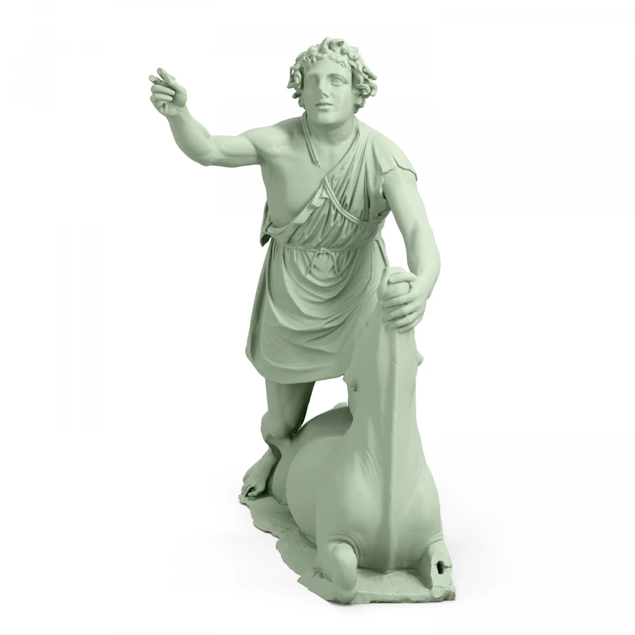 God Mithras slaying a bull