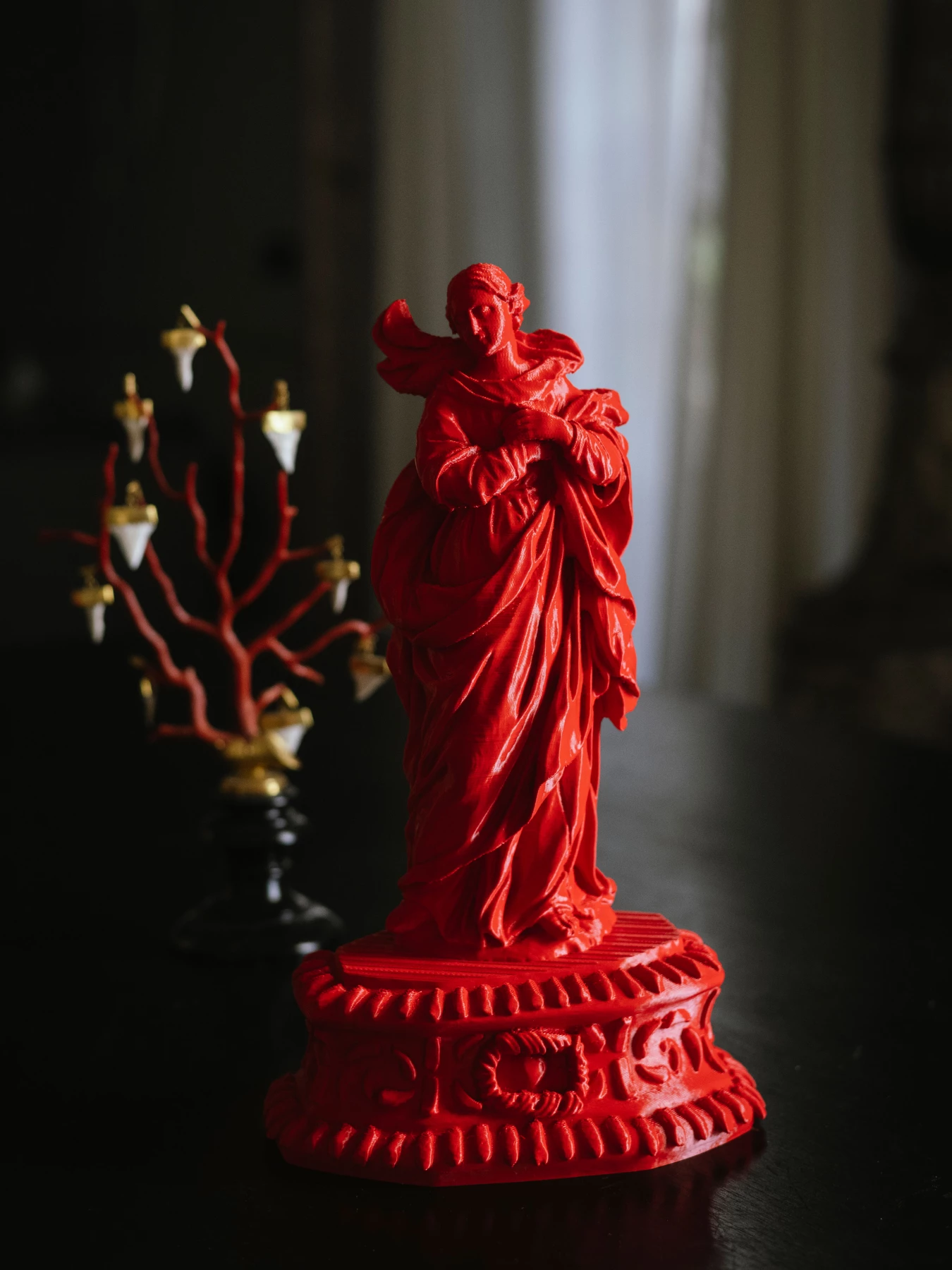 Baroque Virgin Mary by Manifattura Trapanese | artficial
